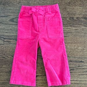 First Impressions kids wide leg corduroy pants